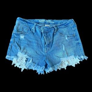 High rise shorts